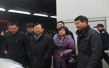 2011年1月,國家商務部市場建設司領(lǐng)導一行蒞臨市場視察指導